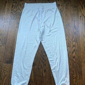 Y2K GARAGE OFF WHITE JOGGERS SIZE SMALL